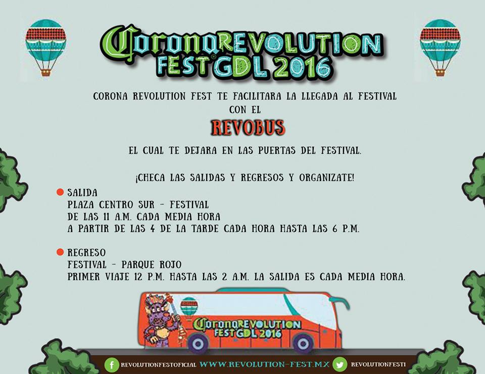 Revolution Fest 2016 GDL RevoBus