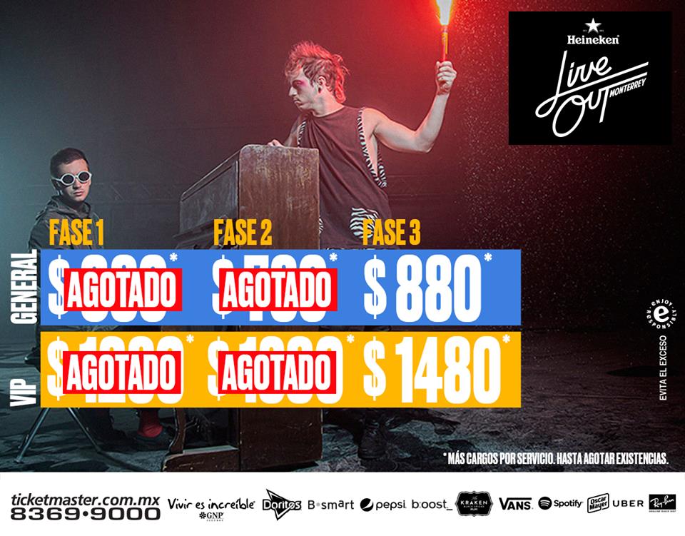 Live Out 2016 precios